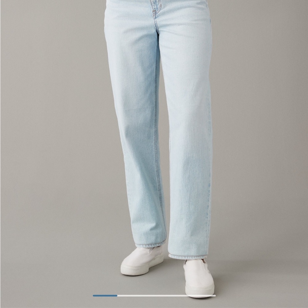 American Eagle Strigid Highest waist Crossover Baggy Straight Jean